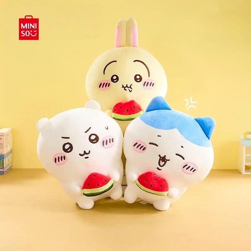 MINISO Chiikawa Floral Wreath & Watermelon Plush Doll - Qootoy - Hong Kong Ying Yue Development Limited
