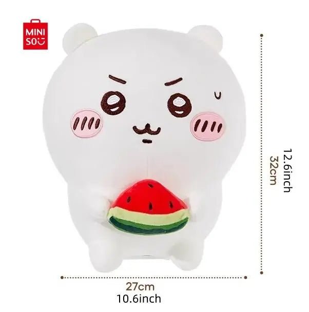 MINISO Chiikawa Floral Wreath & Watermelon Plush Doll - Qootoy - Hong Kong Ying Yue Development Limited