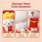 MINISO Chiikawa New Year Limited - Edition Plush Keychain - Qootoy - Hong Kong Ying Yue Development Limited