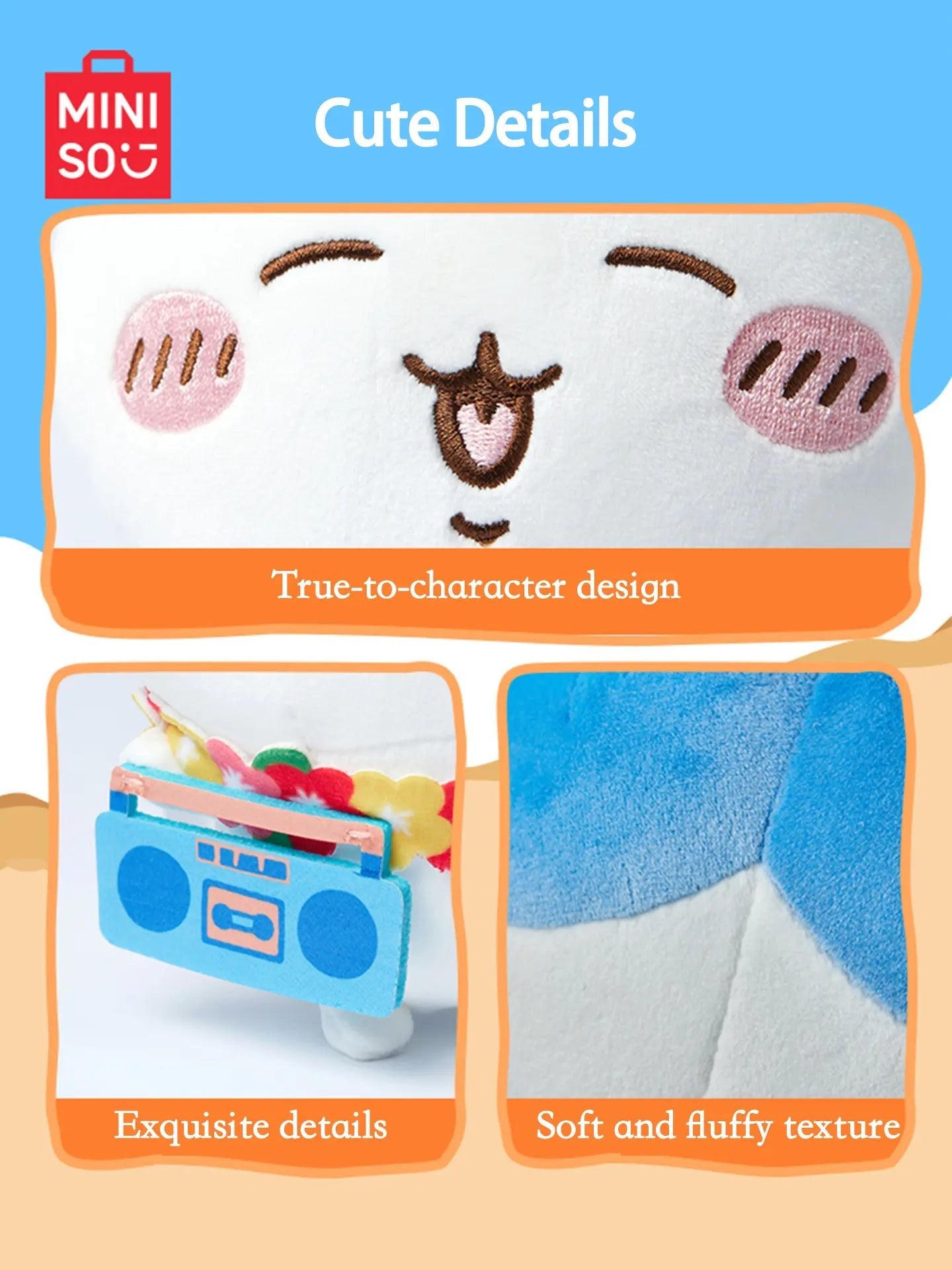 MINISO Chiikawa Summer Wreath Plush Doll - Qootoy - Hong Kong Ying Yue Development Limited
