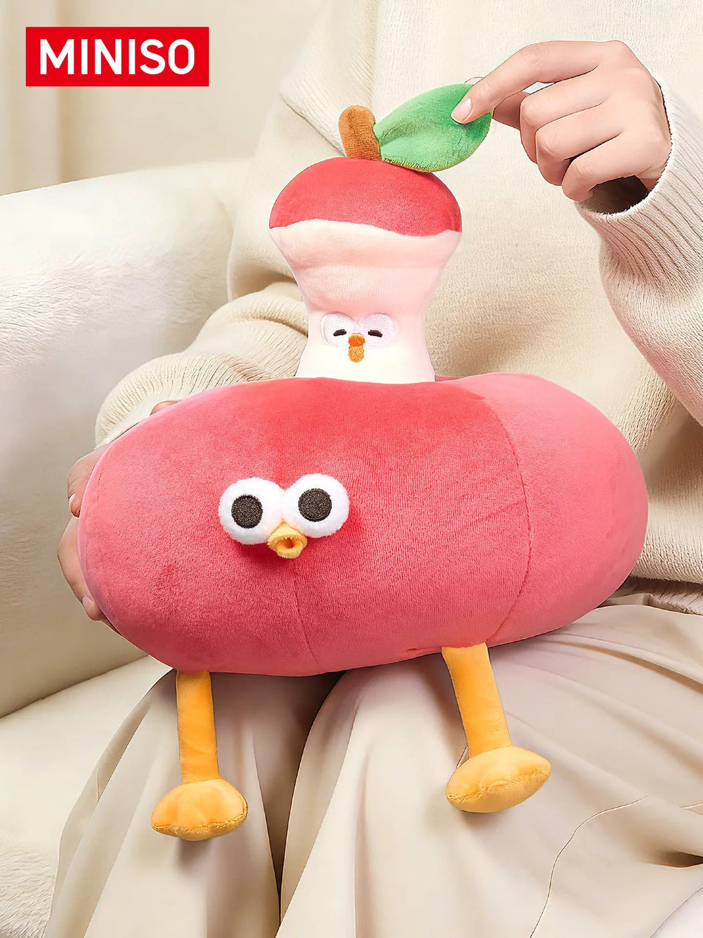 MINISO Cored Apple Dumpling Chicken Plush Toy - Qootoy - Hong Kong Ying Yue Development Limited