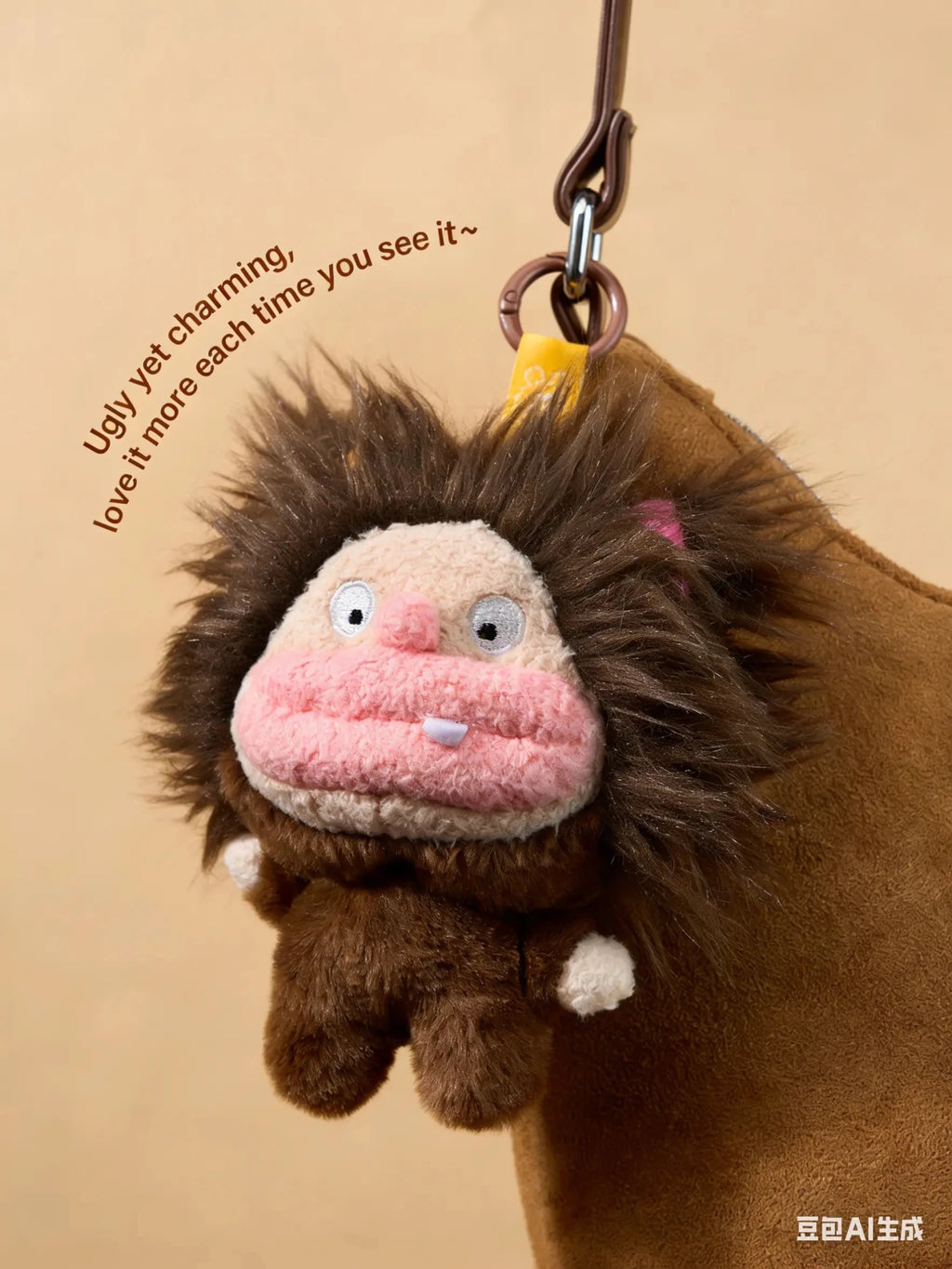 MINISO Cute Ugly Doll Plush Keychain Pendant - Qootoy - Hong Kong Ying Yue Development Limited