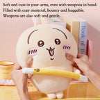 MINISO Genuine Chiikawa Series Weapon Style Standing Plush Dolls - Qootoy - Hong Kong Ying Yue Development Limited