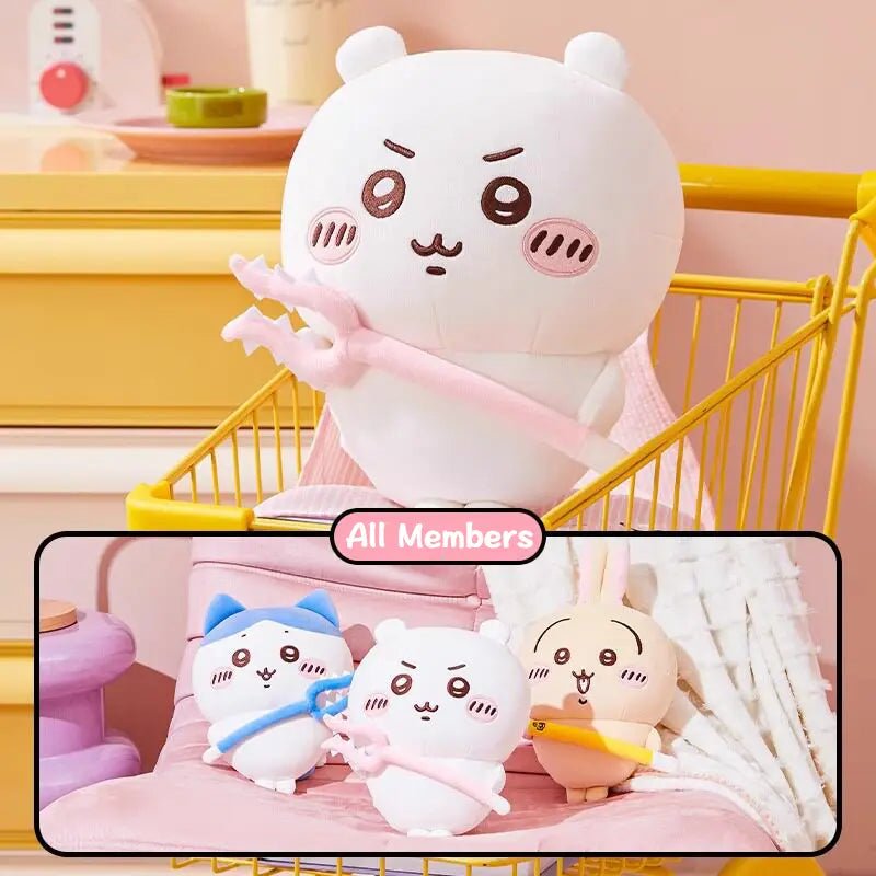 MINISO Genuine Chiikawa Series Weapon Style Standing Plush Dolls - Qootoy - Hong Kong Ying Yue Development Limited