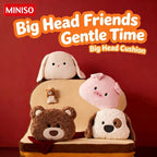 MINISO Giffted Bear Series Big Head Pillow Plush Toy - Qootoy - Hong Kong Ying Yue Development Limited