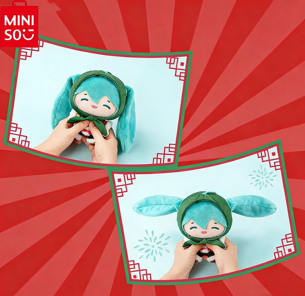 MINISO Hatsune Miku Chinese New Year Plush Toy - Qootoy - Hong Kong Ying Yue Development Limited
