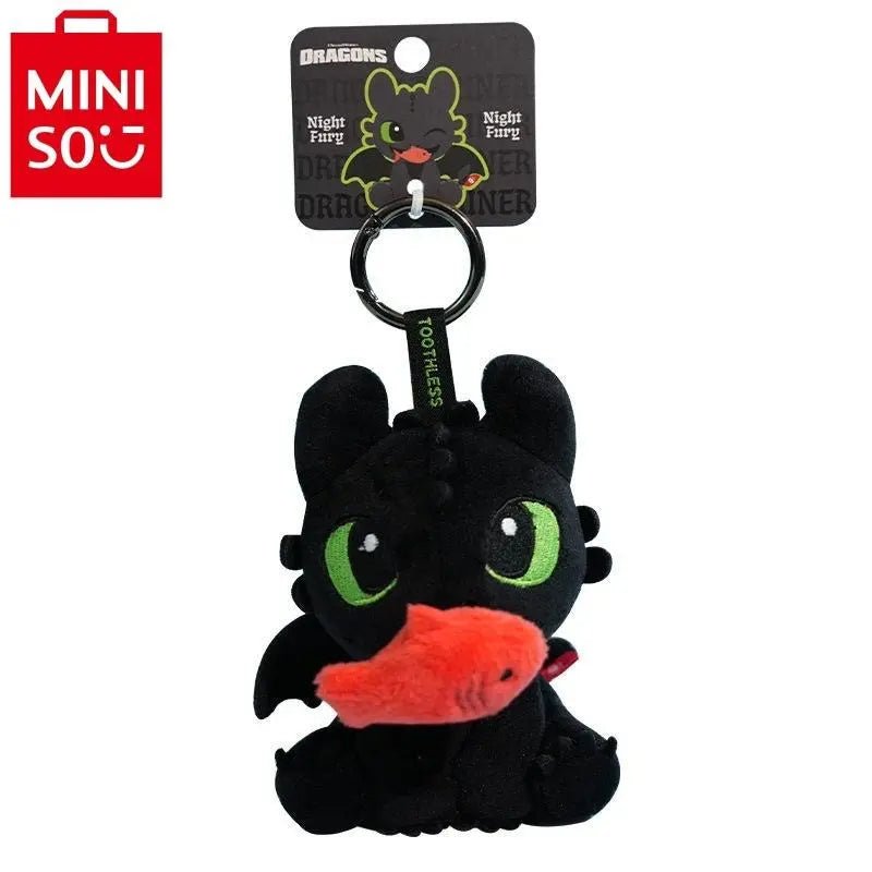MINISO How To Train Your Dragon Toothless Plush Doll Pendant Bag Charm - Qootoy - Hong Kong Ying Yue Development Limited