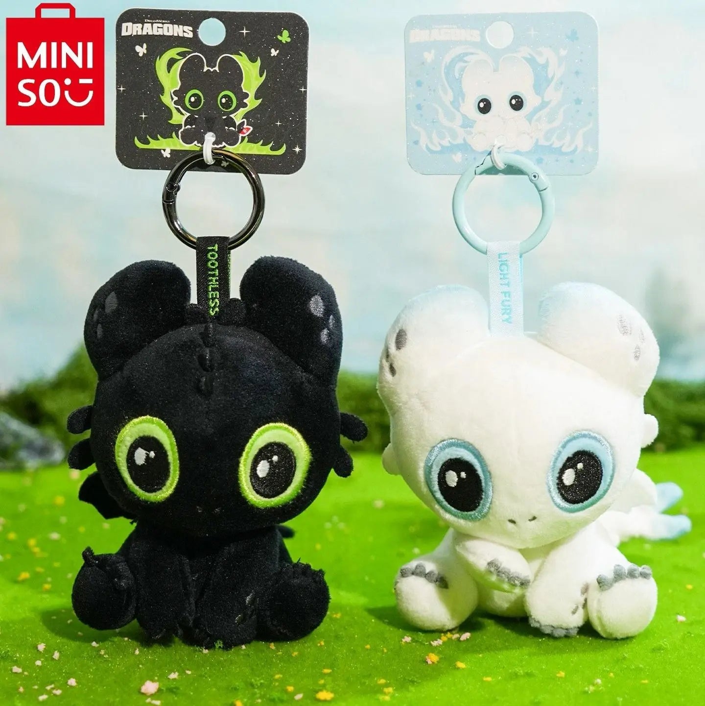 MINISO How To Train Your Dragon Toothless Plush Doll Pendant Bag Charm - Qootoy - Hong Kong Ying Yue Development Limited