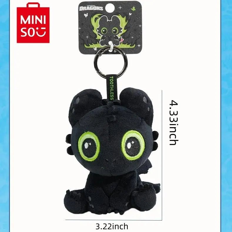 MINISO How To Train Your Dragon Toothless Plush Doll Pendant Bag Charm - Qootoy - Hong Kong Ying Yue Development Limited