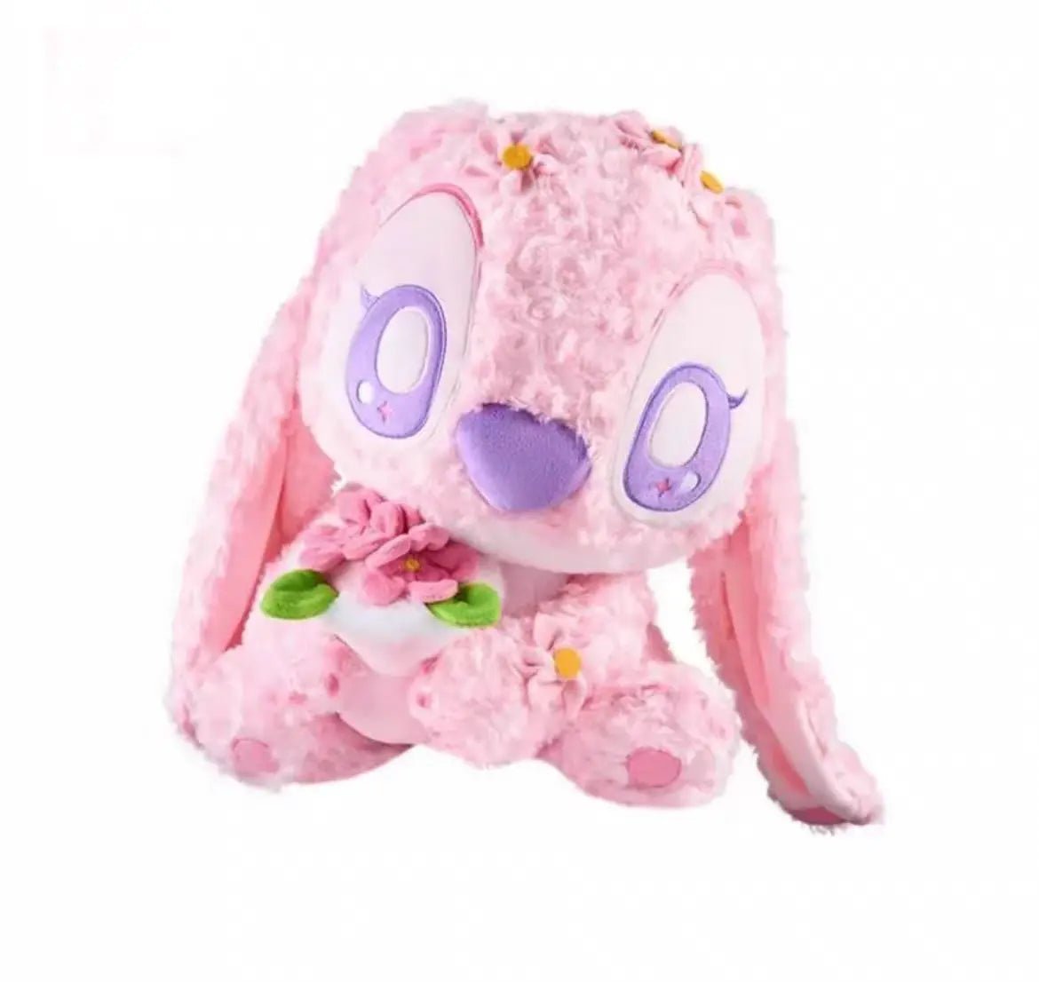 MINISO Stitch Petal Plush Sitting Doll - Qootoy - Hong Kong Ying Yue Development Limited