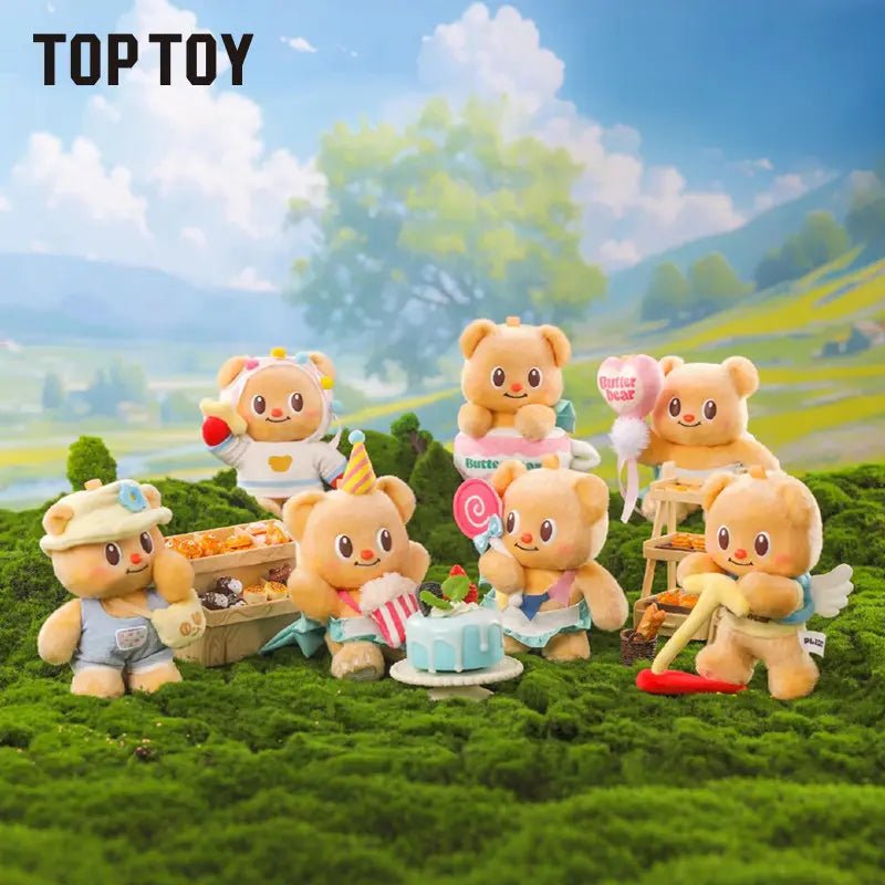 TOPTOY Plzdot Buttter Bear “Leisurely Vacation” Series Blind Box Figure - Qootoy - Hong Kong Ying Yue Development Limited