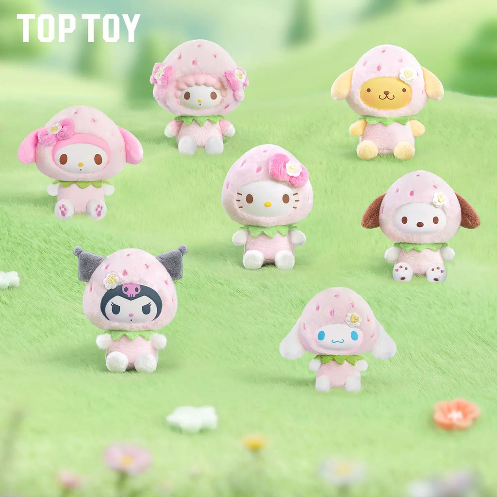 TOPTOY SR Family Strawberry Sweet Series Plush Keychain Blind Box - Qootoy - Hong Kong Ying Yue Development Limited