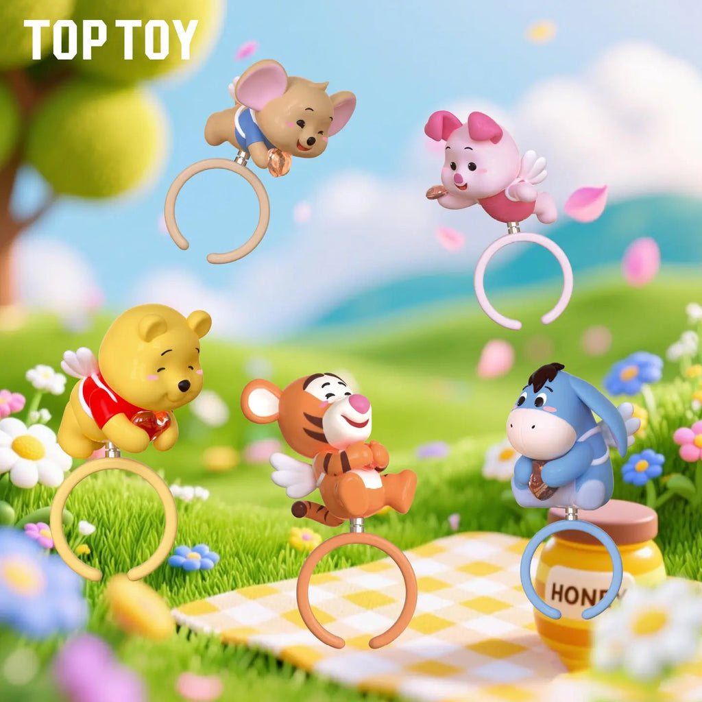 TOPTOY Winnie the Pooh Angel Spinning Ring Blind Box - Qootoy - Hong Kong Ying Yue Development Limited