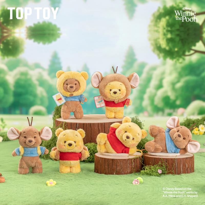 TOPTOY Winnie the pooh Plush Pendant Blind Box - Qootoy - Hong Kong Ying Yue Development Limited