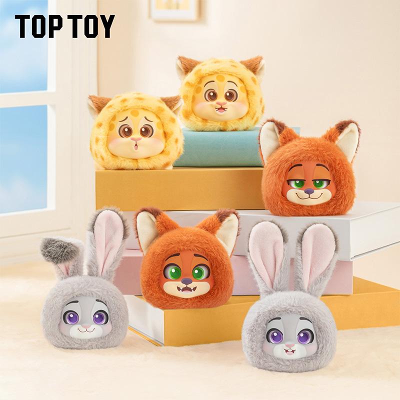 TOPTOY Zoo Topia Emoji Series Plush Phone Holder Blind Box - Qootoy - Hong Kong Ying Yue Development Limited