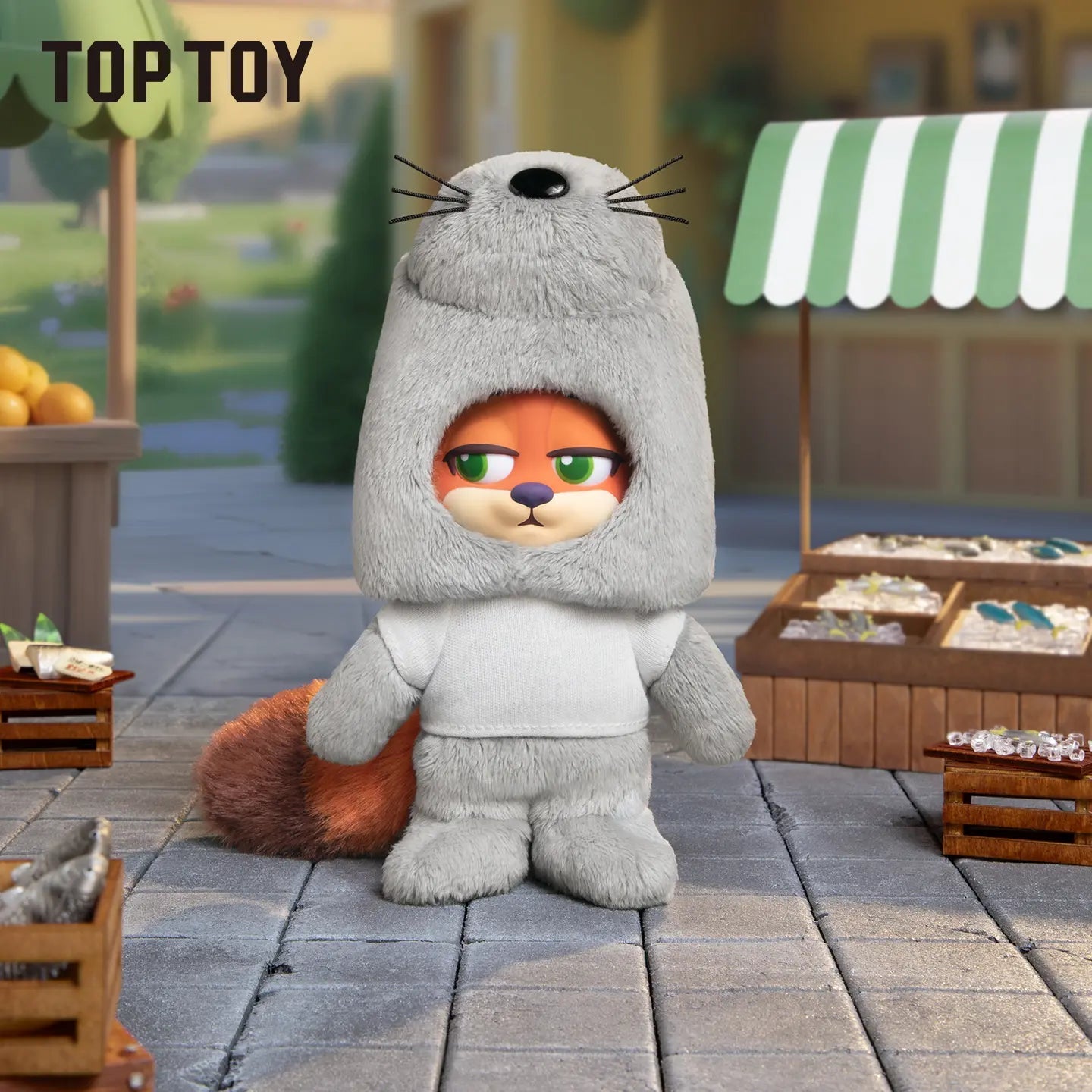 TOPTOY Zootopia 2 Nick & Judy Master Disguiser Plush Pendant Blind Box - Qootoy - Hong Kong Ying Yue Development Limited